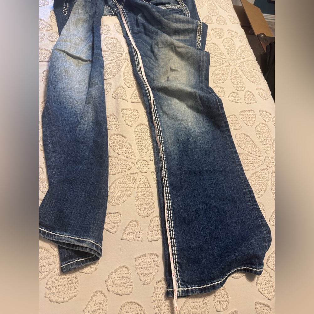 Rock Revival Dark Blue Denim Pants - Picture 6 of 6